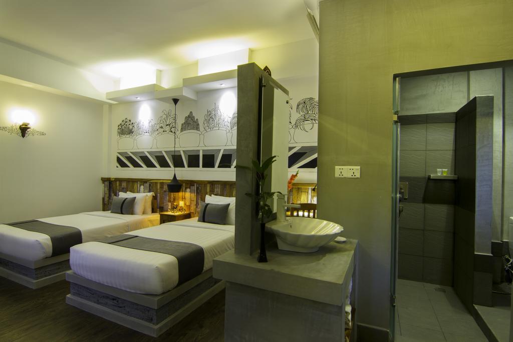 Double Leaf Boutique Hotel Πνομ Πενχ Δωμάτιο φωτογραφία